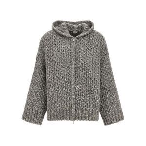 Peserico Women Zipped Hooded Cardigan